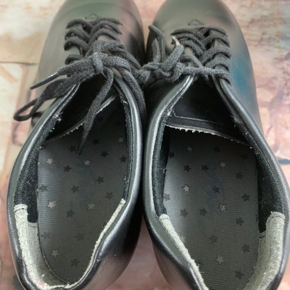 Capezio 442C  Lace up Black Tap Shoes - Picture 5 of 7